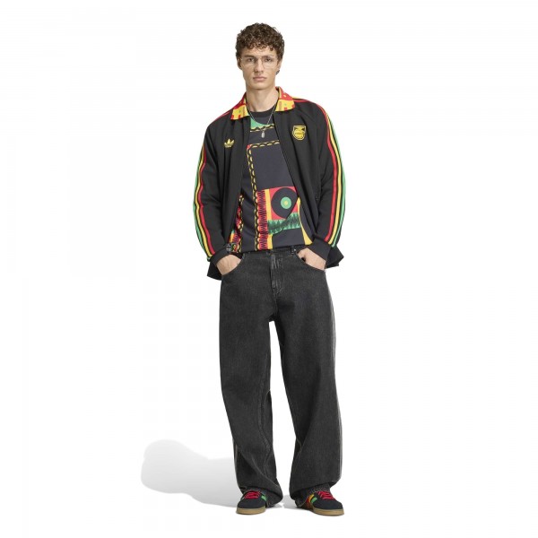 Jamaica National Team adidas Anthem Full-Zip Jacket - Black