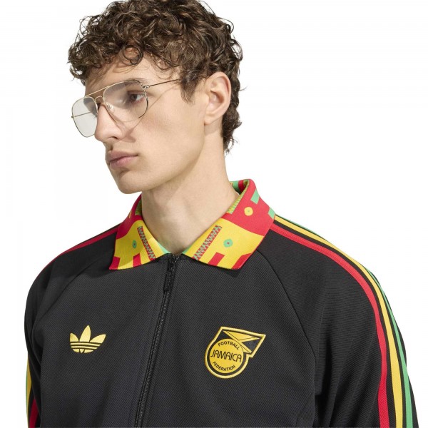 Jamaica National Team adidas Anthem Full-Zip Jacket - Black