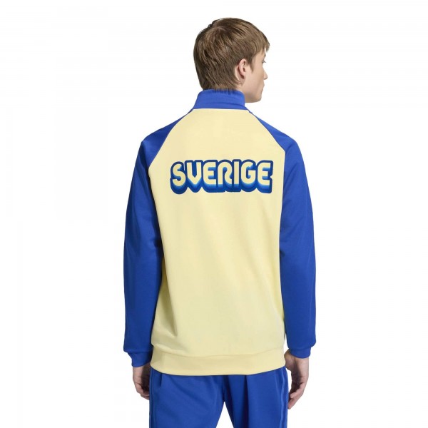 Sweden National Team adidas Originals Full-Zip Track Jacket - Yellow