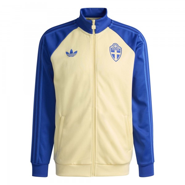 Sweden National Team adidas Originals Full-Zip Track Jacket - Yellow