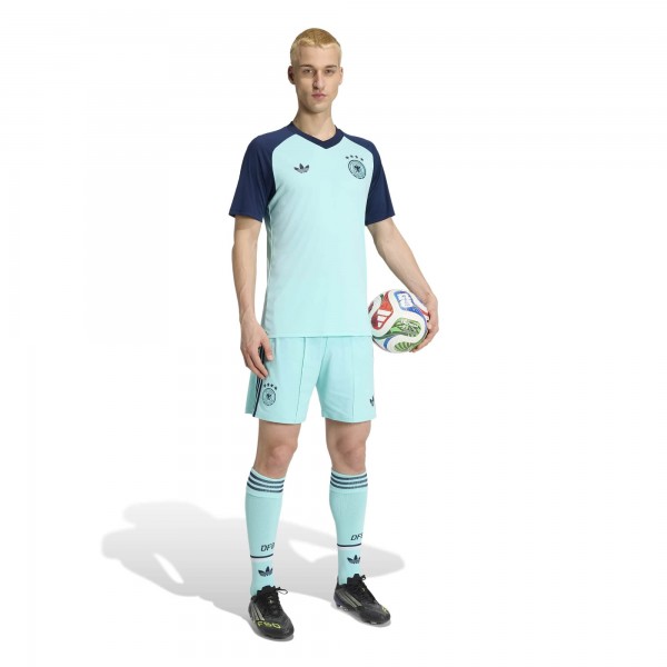 Germany National Team adidas 2026 Pre-Match Training Jersey - Turquoise