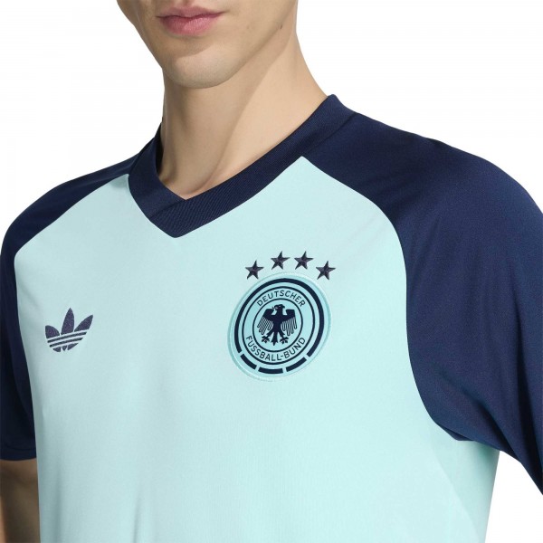 Germany National Team adidas 2026 Pre-Match Training Jersey - Turquoise