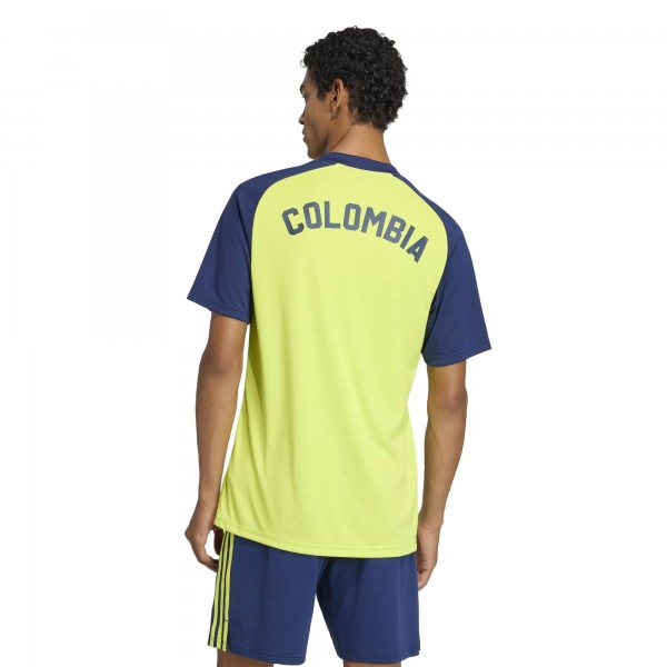 Colombia National Team adidas 2026 Pre-Match Training Jersey - Yellow