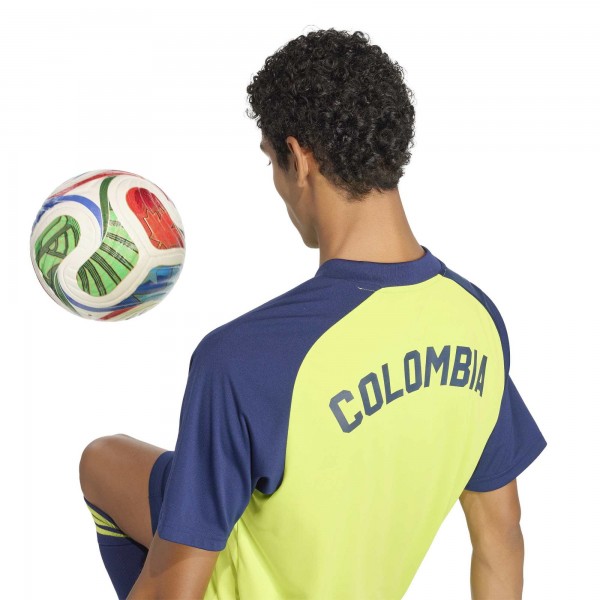 Colombia National Team adidas 2026 Pre-Match Training Jersey - Yellow