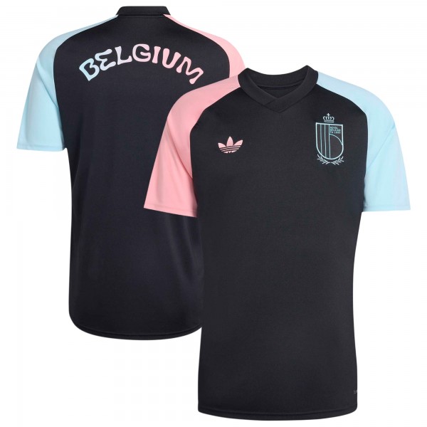 Belgium National Team adidas 2026 Pre-Match Training Jersey - Black
