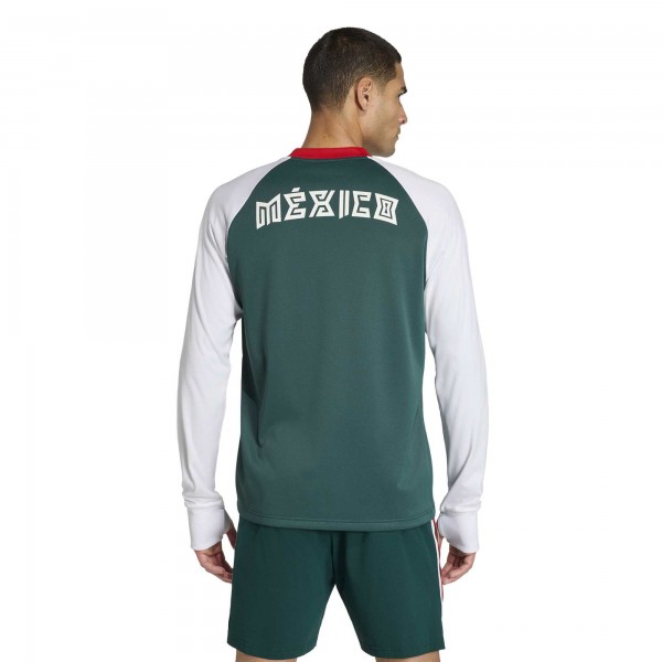 Mexico National Team adidas Pre-Match Long Sleeve Training Jersey - Green