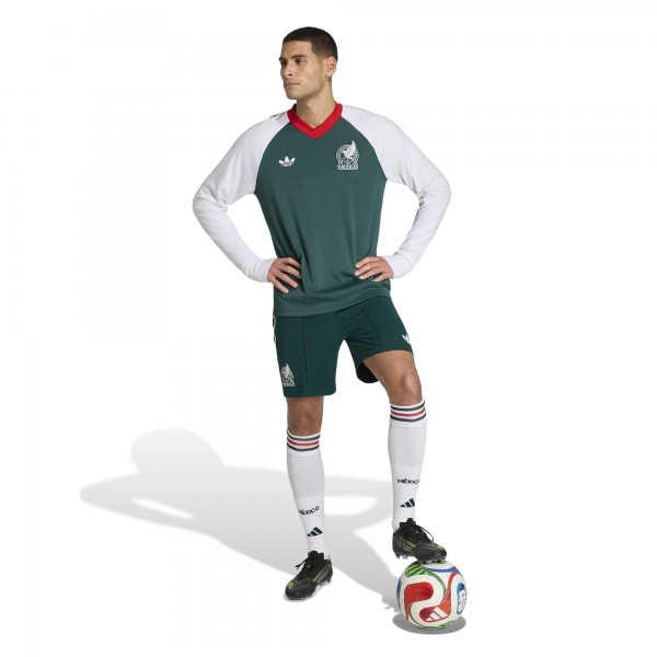Mexico National Team adidas Pre-Match Long Sleeve Training Jersey - Green