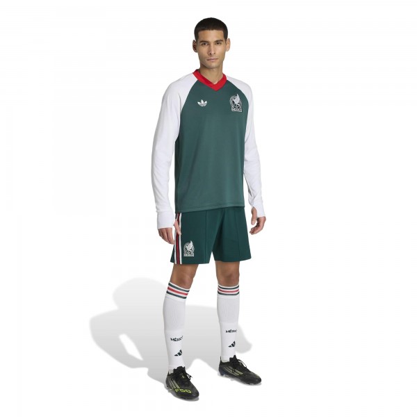 Mexico National Team adidas Pre-Match Long Sleeve Training Jersey - Green