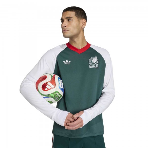 Mexico National Team adidas Pre-Match Long Sleeve Training Jersey - Green