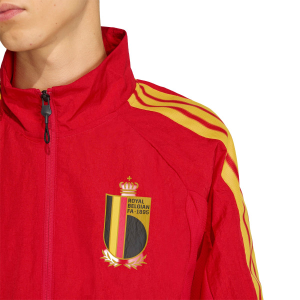 Куртка Belgium National Team adidas 2026 Home Full-Zip Game Day Anthem - Red