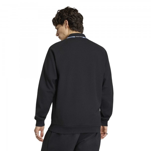 Argentina National Team adidas 2026 Away Full-Zip Anthem Jacket - Black