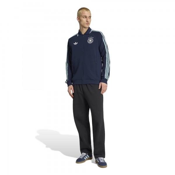Germany National Team adidas Away Full-Zip Anthem Jacket - Navy