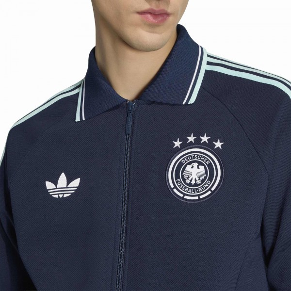 Germany National Team adidas Away Full-Zip Anthem Jacket - Navy