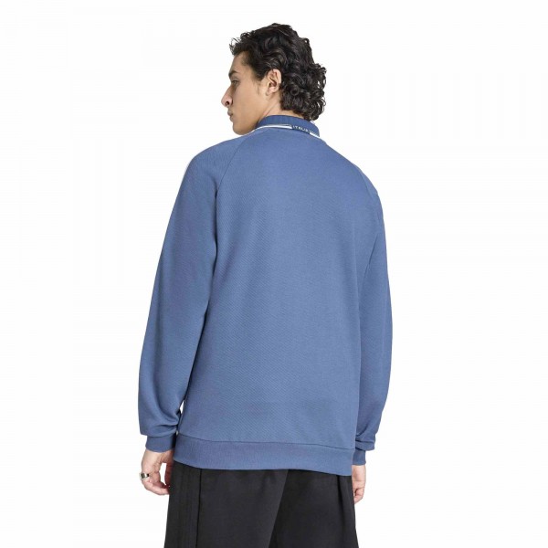 Italy National Team adidas Away Full-Zip Anthem Jacket - Blue