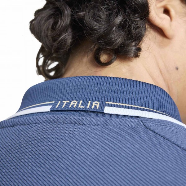 Italy National Team adidas Away Full-Zip Anthem Jacket - Blue