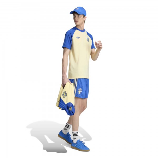 Sweden National Team adidas Originals T-Shirt - Yellow