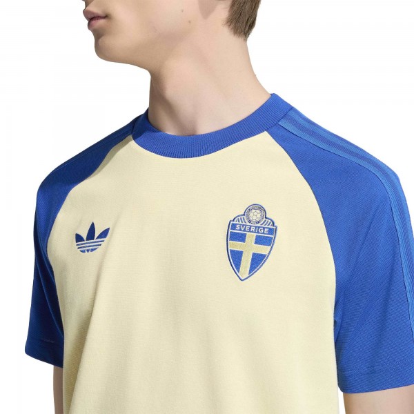 Sweden National Team adidas Originals T-Shirt - Yellow