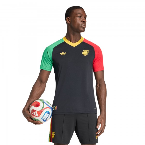 Jamaica National Team adidas 2026 Pre-Match Training Jersey - Black