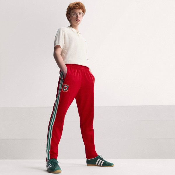 Wales National Team adidas 150th Anniversary Track Pants - Red