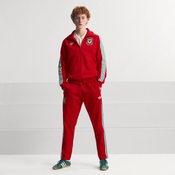 Wales National Team adidas 150th Anniversary Track Pants - Red