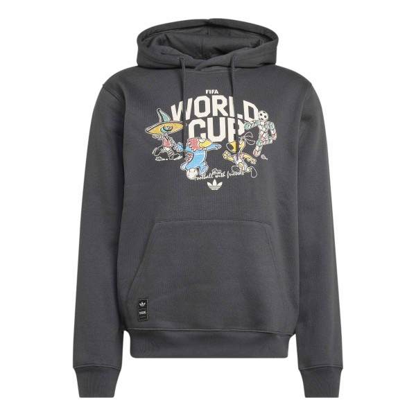 adidas FIFA World Cup Historic Mascot Hoodie - Gray