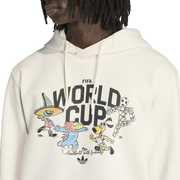 adidas FIFA World Cup Historic Mascot Hoodie - White
