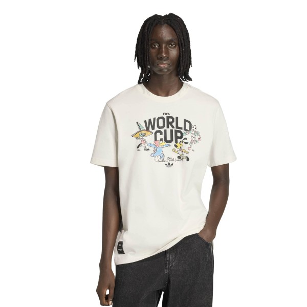adidas FIFA World Cup Historic Mascot Group T-Shirt - White