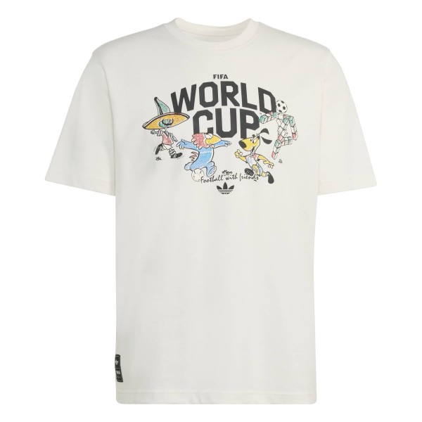 adidas FIFA World Cup Historic Mascot Group T-Shirt - White