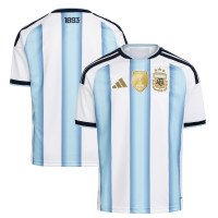 Подростковая Argentina National Team adidas 2026 Home Replica Jersey - White