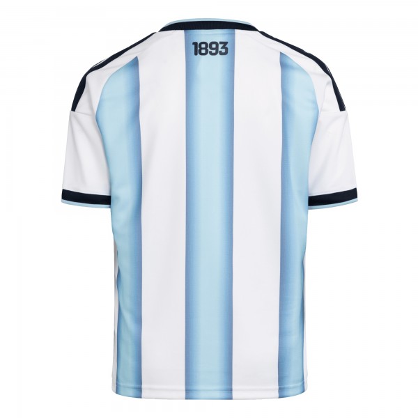 Подростковая Argentina National Team adidas FIFA x World Cup 2026 Home Replica Jersey - White
