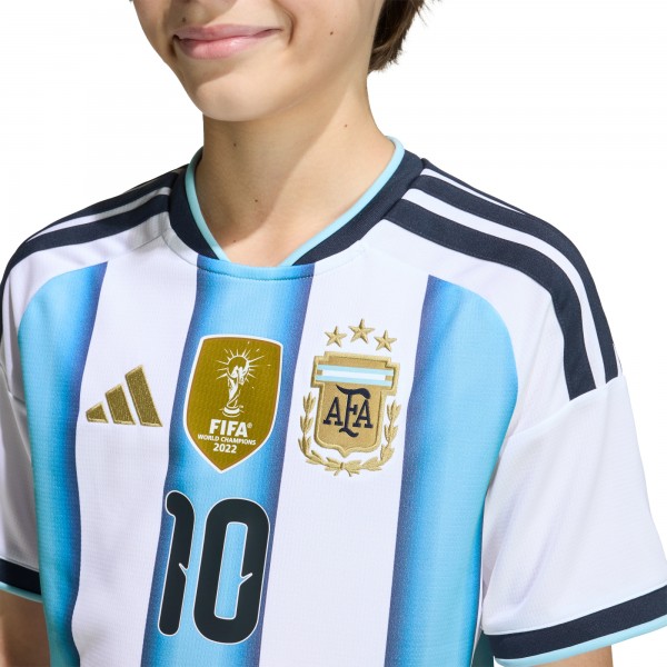 Подростковая Lionel Messi Argentina National Team adidas FIFA x World Cup 2026 Home Replica Jersey - White