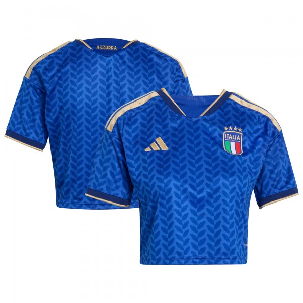 Italy National Team adidas WoFIFA x World Cup 2026 Home Cropped Replica Jersey - Royal
