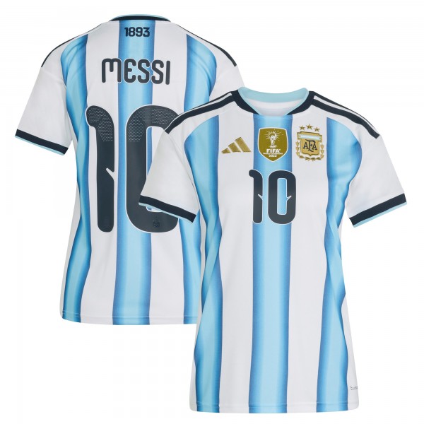 Lionel Messi Argentina National Team adidas WoFIFA x World Cup 2026 Home Replica Jersey - White