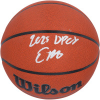 Evan Mobley Cleveland Cavaliers Autographed Fanatics Authentic Wilson Authentic Series Indoor/Outdoor Basketball with 2025 DPOY Inscription