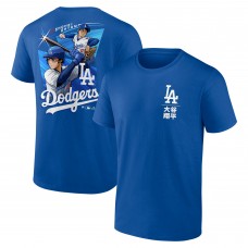 Los Angeles Dodgers Shohei Ohtani Royal Anime Player T-Shirt