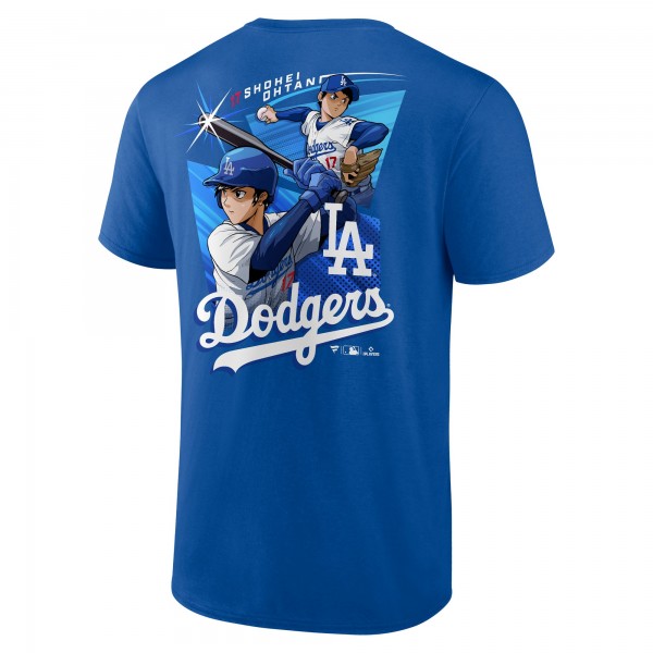 Los Angeles Dodgers Shohei Ohtani Royal Anime Player T-Shirt