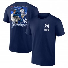 New York Yankees Aaron Judge Navy Anime Player T-Shirt