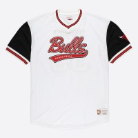Футболка Chicago Bulls Scottie Pippen Mitchell & Ness White Player Mesh V-Neck