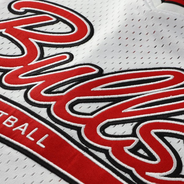 Футболка Chicago Bulls Scottie Pippen Mitchell & Ness White Player Mesh V-Neck