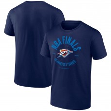 Oklahoma City Thunder Fanatics Navy 2025 NBA Finals Charging Foul T-Shirt