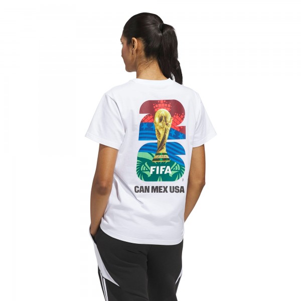 adidas Wo2026 FIFA World Cup Official Graphic T-Shirt - White