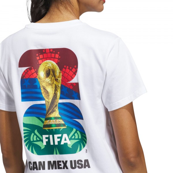 adidas Wo2026 FIFA World Cup Official Graphic T-Shirt - White