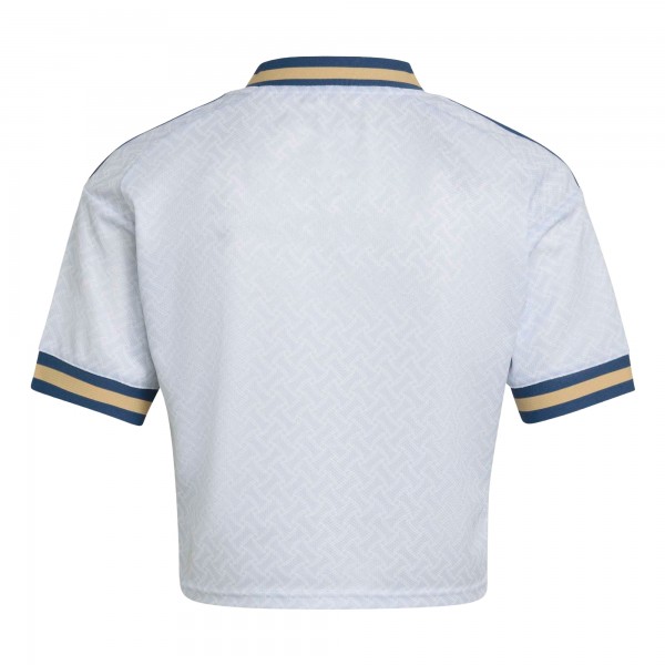 Italy National Team adidas Wo2026 Away Replica Cropped Jersey - Light Blue