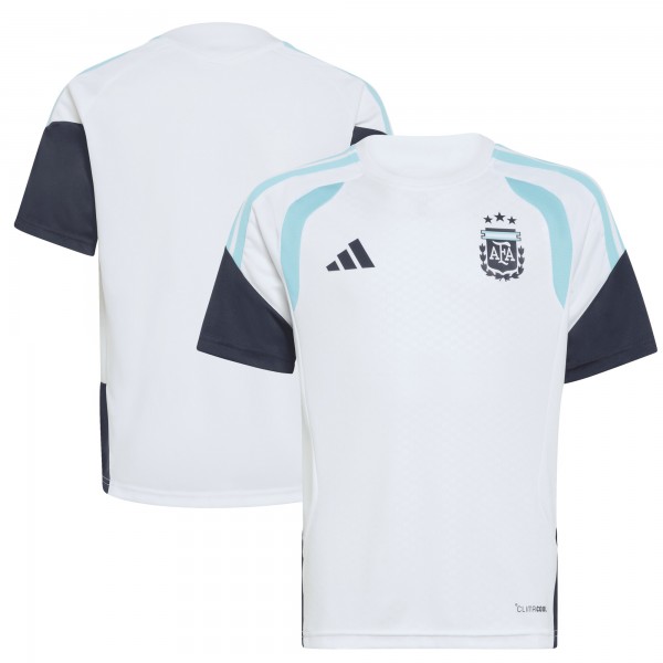 Подростковая Argentina National Team adidas FIFA x World Cup 2026 Tiro Training Jersey - White