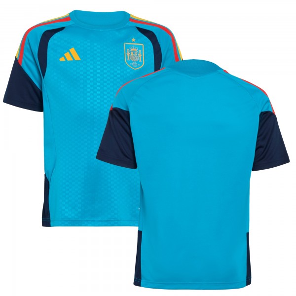 Подростковая Spain National Team adidas FIFA x World Cup 2026 Tiro Training Jersey - Turquoise