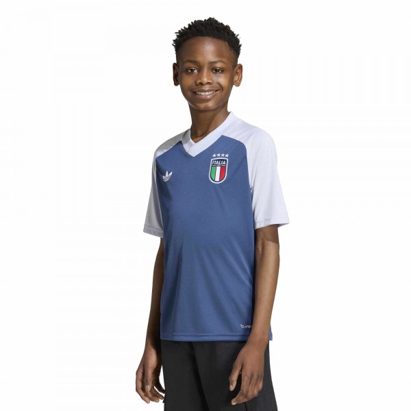 Подростковая Italy National Team adidas Pre-Match Training Jersey - Blue