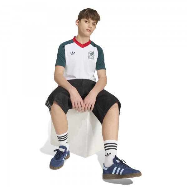 Подростковая Mexico National Team adidas Pre-Match Training Jersey - White