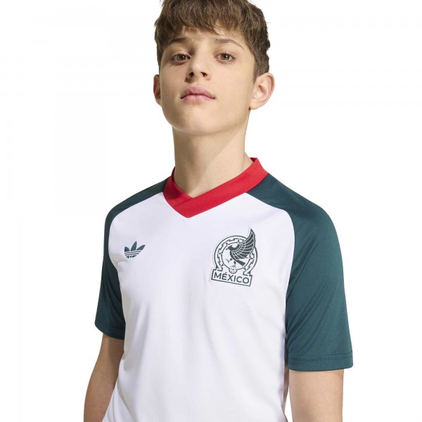Подростковая Mexico National Team adidas Pre-Match Training Jersey - White