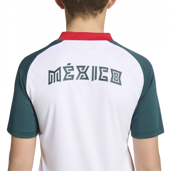 Подростковая Mexico National Team adidas Pre-Match Training Jersey - White