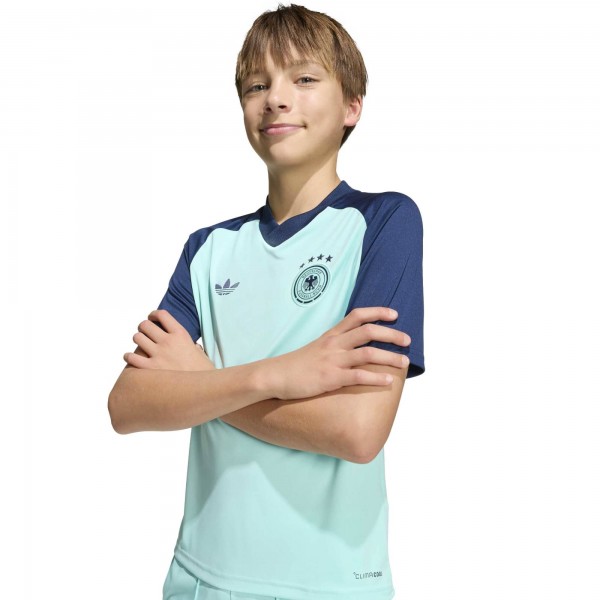 Подростковая Germany National Team adidas Pre-Match Training Jersey - Turquoise